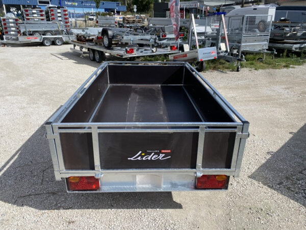 Rimorchio in legno Lider 45450 251 x 133 cm 500/750 KG PTAC