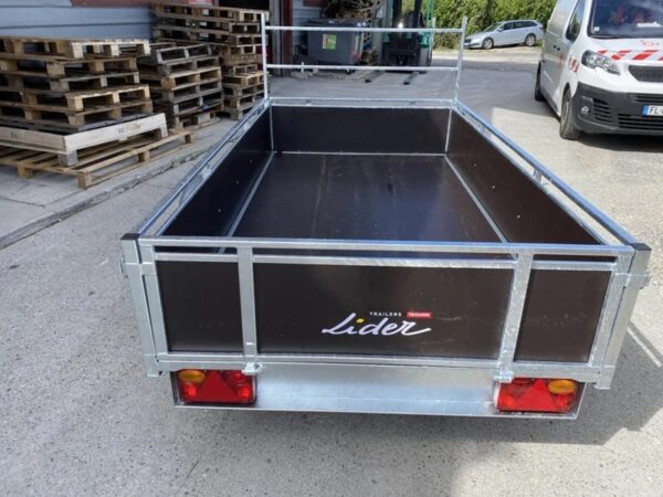 Rimorchio in legno Lider 45460 251 x 133 cm 500/750KG PTAC