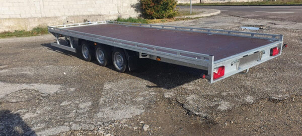 Piattaforma fissa + rampe Boro ATLAS 6m x 2m 3500KG 3 assi