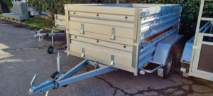 Rimorchio per bagagli a due assi Jalon, PTAC 750 kg