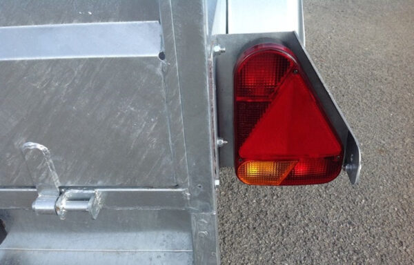 Rimorchio Lider per carichi pesanti con 4 freni – peso lordo del veicolo 750 kg – 200 x 134 cm – 1 asse