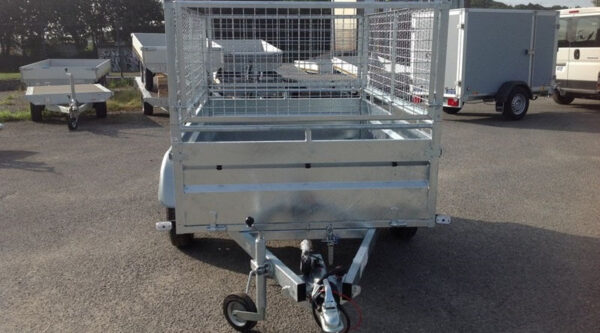 Rimorchio Lider per carichi pesanti con 4 freni – peso lordo del veicolo 750 kg – 200 x 134 cm – 1 asse