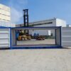 Container da 20 piedi a doppia porta (lato aperto)