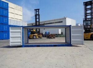 Container da 20 piedi a doppia porta (lato aperto)