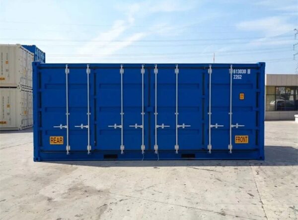 Container da 20 piedi a doppia porta (lato aperto)