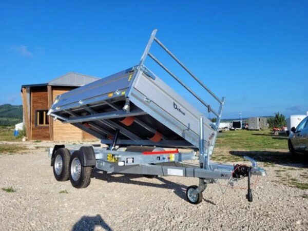 Rimorchio ribaltabile idraulico TRIBENNE PW2.3 Debon, 2 assi