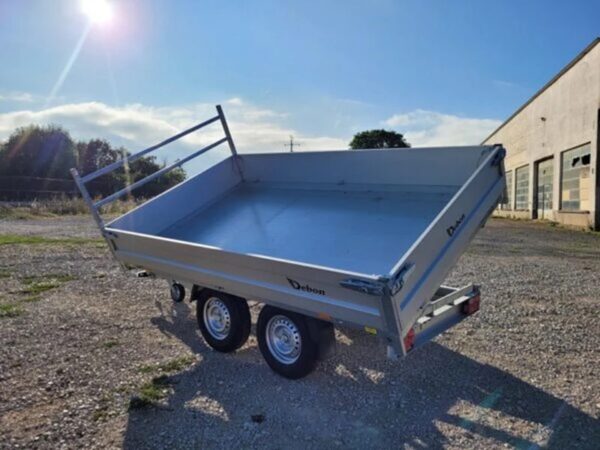Rimorchio ribaltabile idraulico TRIBENNE PW2.3 Debon, 2 assi