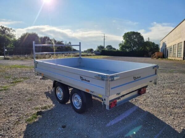 Rimorchio ribaltabile idraulico TRIBENNE PW2.3 Debon, 2 assi